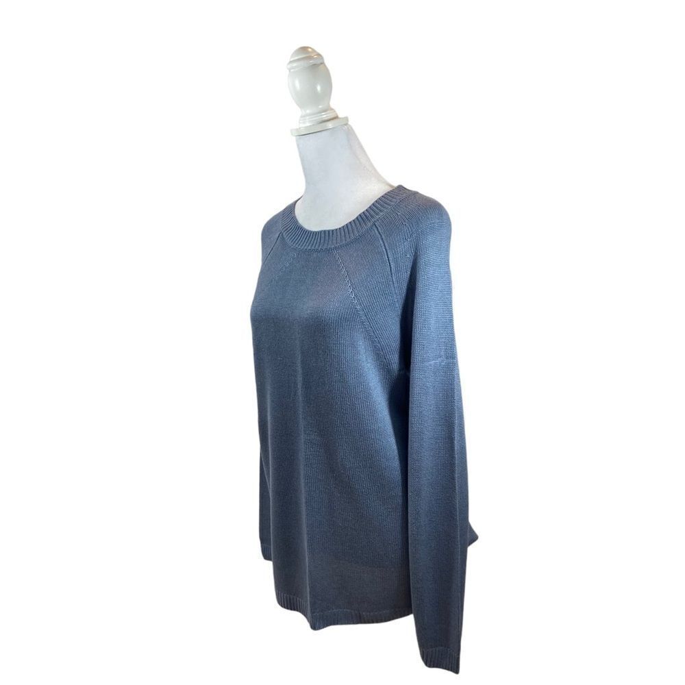 Brand New With Tags Catherine Malandrino Silk Blend Slate Blue Sweater Large